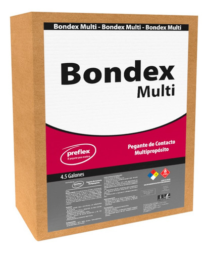 Cemento De Contacto/pega Amarilla Bondex Multi Preflex 