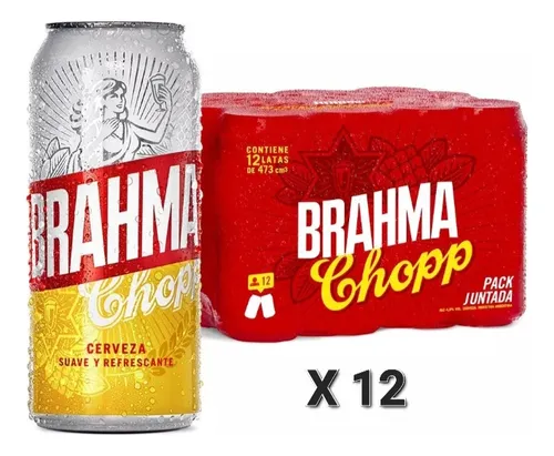 Cerveza Brahma Chopp Lata X 473ml