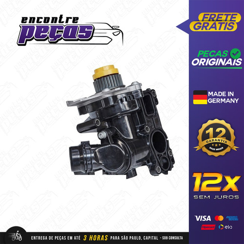 Bomba De Agua Completa Jetta 2013 Chassi 3vwln6165dm012990