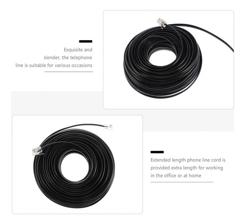 Cable De Extensión De Teléfono Largo, Cable Telefónico, Cabl