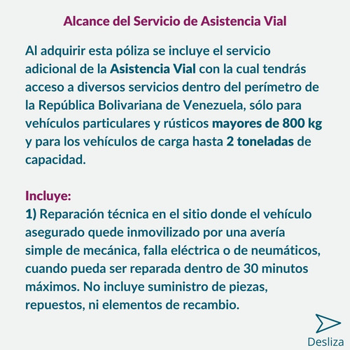 Imagen 3 de 6 de Seguro De Responsabilidad Civil De Vehículo (rcv) Plan Ultra