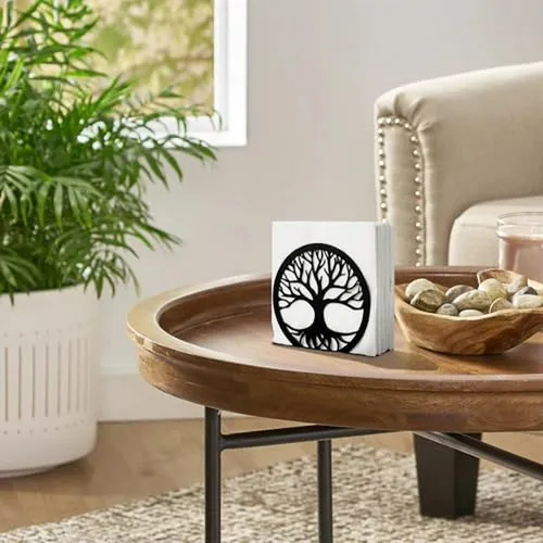 Soporte De Servilletas De Acero Inoxidable Para Mesa, Diseño