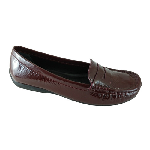 Mocvinho - Mocassim Feminino Sapatoweb Couro Bordô