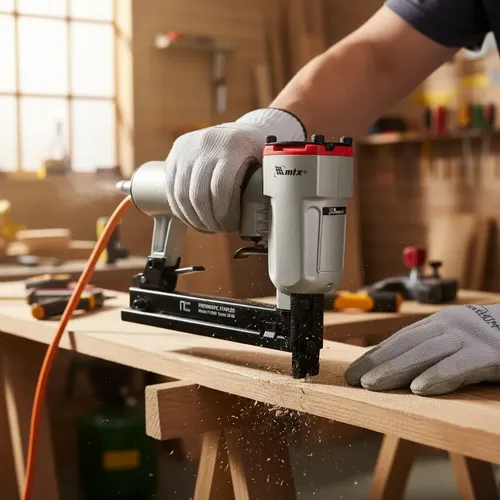 Grampeador Pneumático Profissional Compressor 1000 Grampos | Frete