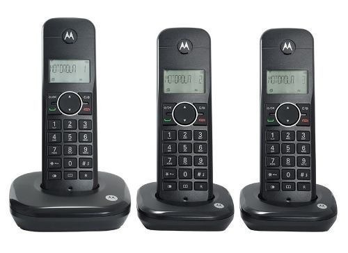 Telefone Motorola Sem Fio Base + 2 Ramais Dect 6.0  500id-3