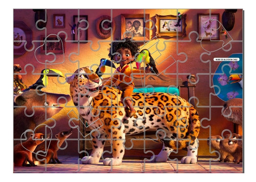 Puzzle Rompecabezas Encanto Pelicula Niños Dia Del Niño D3