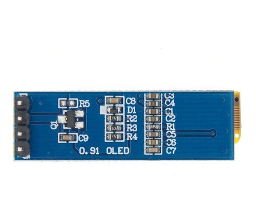 Display Pantalla Oled Blanco 128x32 0.91 Arduino Pic I2c