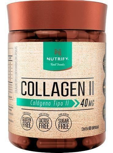 Kit 2x: Collagen Ii Colágeno Nutrify 60 Cápsulas