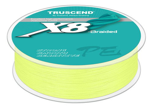 Truscend Linea Pesca Trenzada Para Torneo Grado Profesional