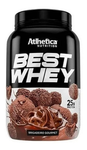 Suplemento en polvo Atlhetica Nutrition  Best Whey Best Whey proteínas sabor brigadeiro gourmet en pote de 900g