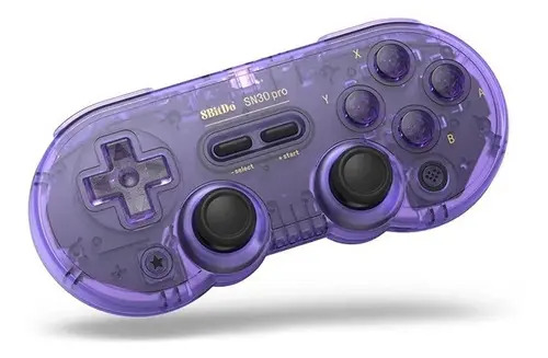 Joystick Bluetooth 8BitDo SN30 Pro Violeta Compatível Switch Android