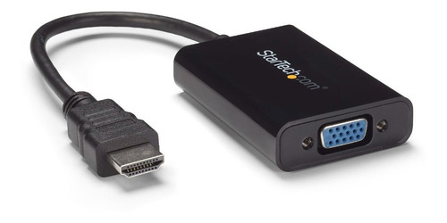 Startech - Convertidor Adaptador Hdmi A Vga Hd15 Con Audio 