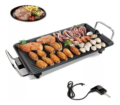 Sarten Asador Parrilla Electrico Bbq Antiadherente Grill