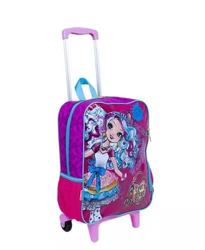 Mochila Ever After High Rodinhas G 17m Hatter Sestini 2017