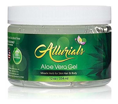 Todo Natural Aloe Vera Gel - 100% Puro Y Orgánico Gel De Alo