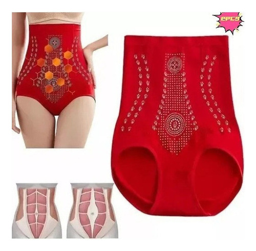 Pantalones Moldeadores Control Vientre Cintura Posparto 2pcs