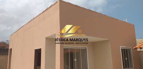 Imagem 1 de 13 de 110/jmc - Casa Com 2 Quartos E Área Gourmet Em Unamar - Cf