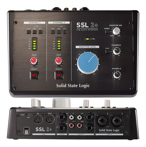 Interface De Audio Usb Solid Stage Logic Ssl2+ 2x4