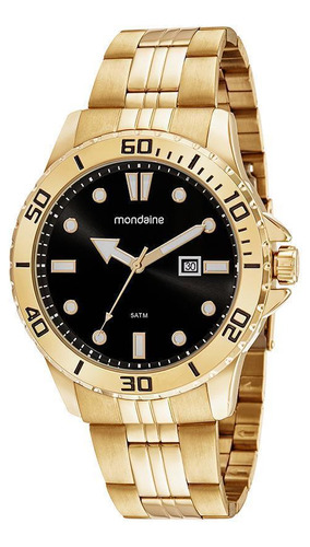 Relógio Masculino Mondaine Dourado 99630gpmvde2
