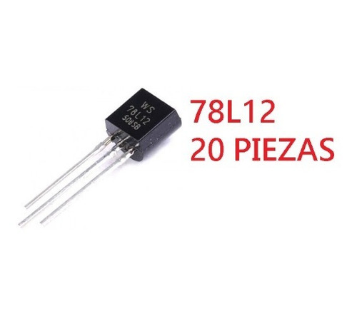 Pack De 20 Unidades 78l12 Regulador De 12v