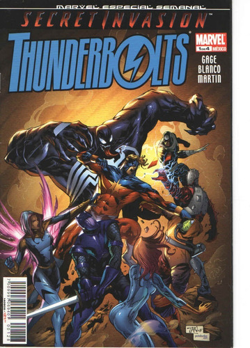 Pak Comic Marvel Secret Invasion Thunderbolts 1-4