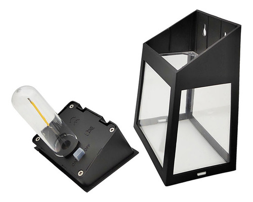 2 Lámparas Solares Abs Shell Impermeables Para Exteriores
