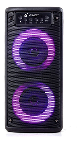 Imagen 1 de 10 de Parlante Bluetooth Inalámbrico Mini Torre Usb Luces Karaoke