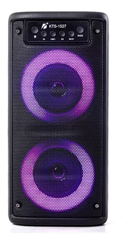 Parlante Bluetooth Inalámbrico Mini Torre Usb Luces Karaoke