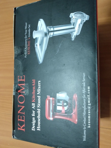 Imagen 5 de 5 de Molino De Carne Metálico Para Batidora Kitchenaid