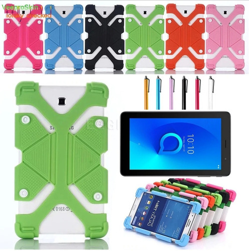 Funda Universal Silicona Tablet 7 8 Pulgadas Soporte Calidad