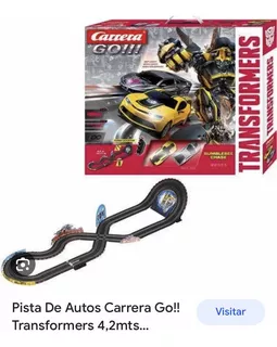 Scalextrics Transformers Pista Carrera Go 2 Autos Coleccion
