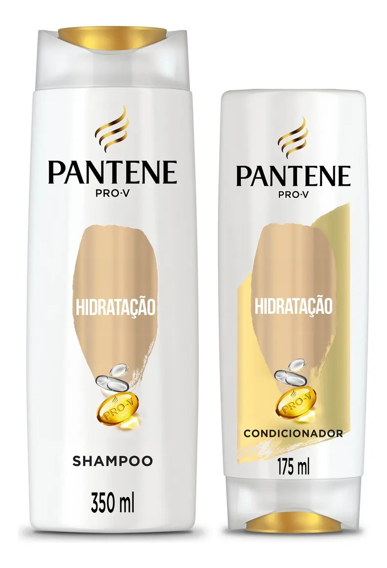 Kit Pantene PRO-V Hidratação Shampoo 350ml + Condicionador 175ml