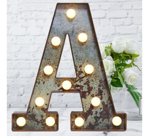 Luces De Letras De Marquesina Led Vintage, Efecto De L ...