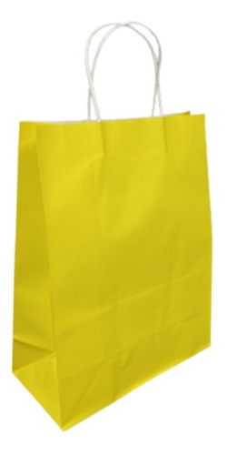Imagen 4 de 10 de Bolsa De Papel Kraft Grande Marrón O Crudo Regalo, Cotillón.