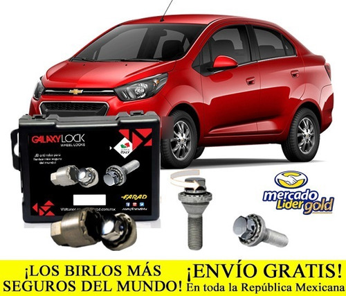 Tuercas Seguridad Chevrolet Beat Ls Gasolina Diesel