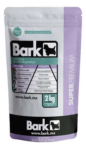 Alimento Bark Super Premium Bark  20 Kg para perro adulto de raza  pequeña sabor mix en bolsa de 2kg