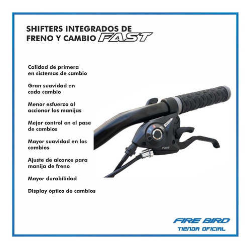Imagen 4 de 10 de Bicicleta Mountain Mtb Firebird Rodado 29 21v Envio