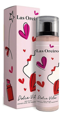 Body Splash Mujer Las Oreiro Dulce Vita 100ml Aroma Floral