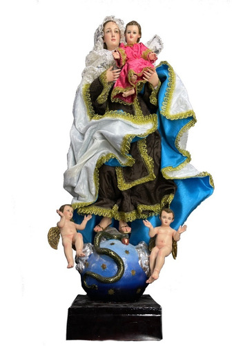 Figura De Nuestra Señora Del Carmen 85cm