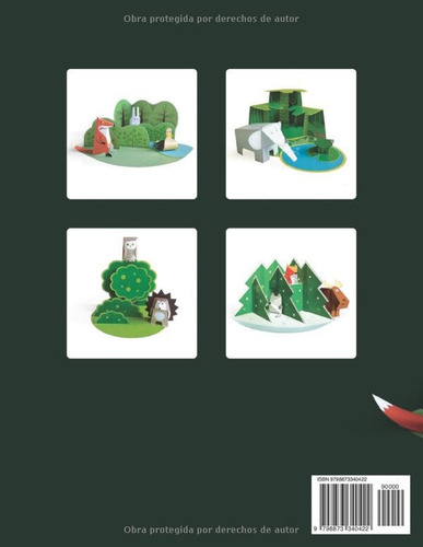 Diorama Verde. 4 Dioramas De Papel Para Hacer Con Tijeras Y