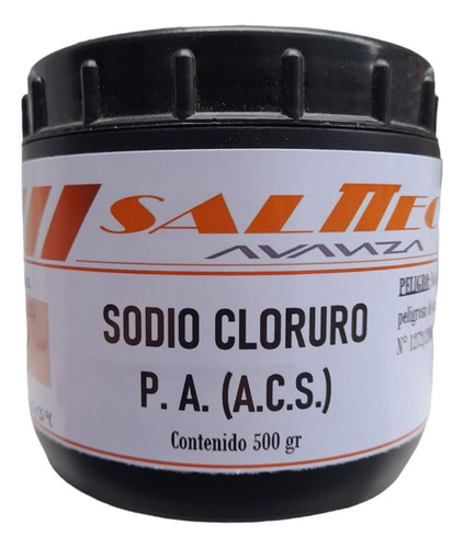 Sodio Cloruro P. A. (a.c.s) X 500 Gr - Salttech