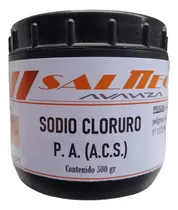Comprar Sodio Cloruro P. A. (a.c.s) X 500 Gr - Salttech