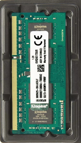 Memória Kingston Ddr4 8gb 2400 Mhz Notebook Kit C/100 Unid