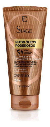 Combo Eudora Siàge Nutri Óleos Poderosos Nutrição Máscara