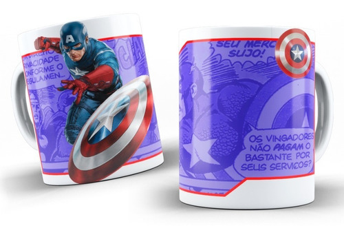 Imagem 6 de 10 de Canecas Personalizadas Super Herois !!!!