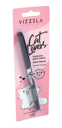 Imagem 2 de 2 de Lapiseira Para Os Olhos Preto Vizzela - Coleção Cat Lovers