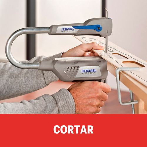 Imagen 8 de 9 de Dremel Moto-saw Sierra Caladora De Banco Con 10 Accesorios