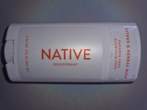 Desodorante Native Organico Vegano Libre Aluminio Parabenos