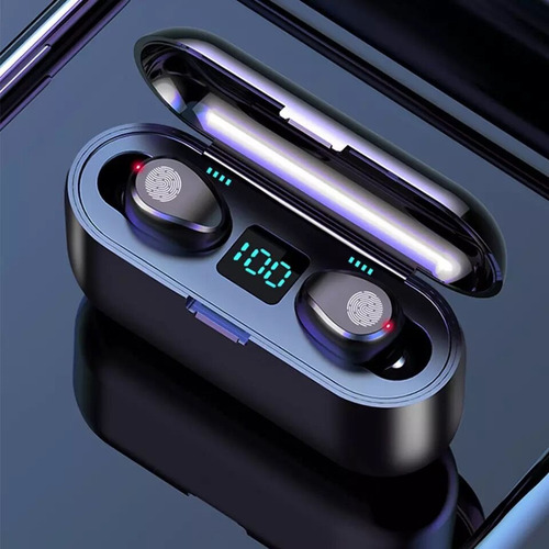 Imagen 3 de 6 de Auriculares Bluetooth F9 Tws 4hs De Musica + Power Bank