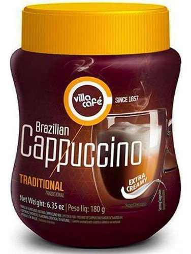 Cappuccino Tradicional Villa Café 180g